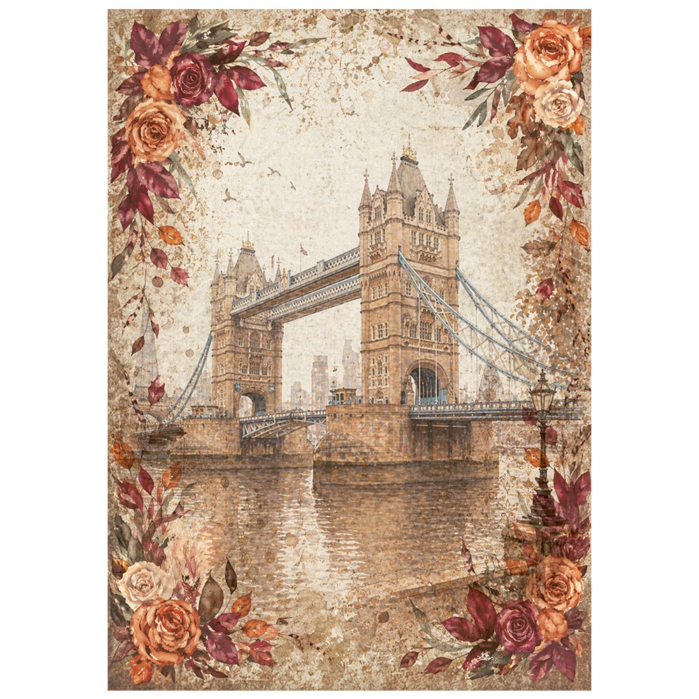 Printed Mini Rice Paper A6 8 Sheets For Art And Craft - Our Way