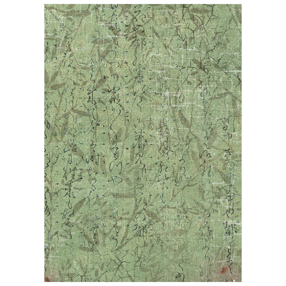 Printed 8 Rice Paper A6 Backgrounds Selection For Art And Craft - Oriental Garden