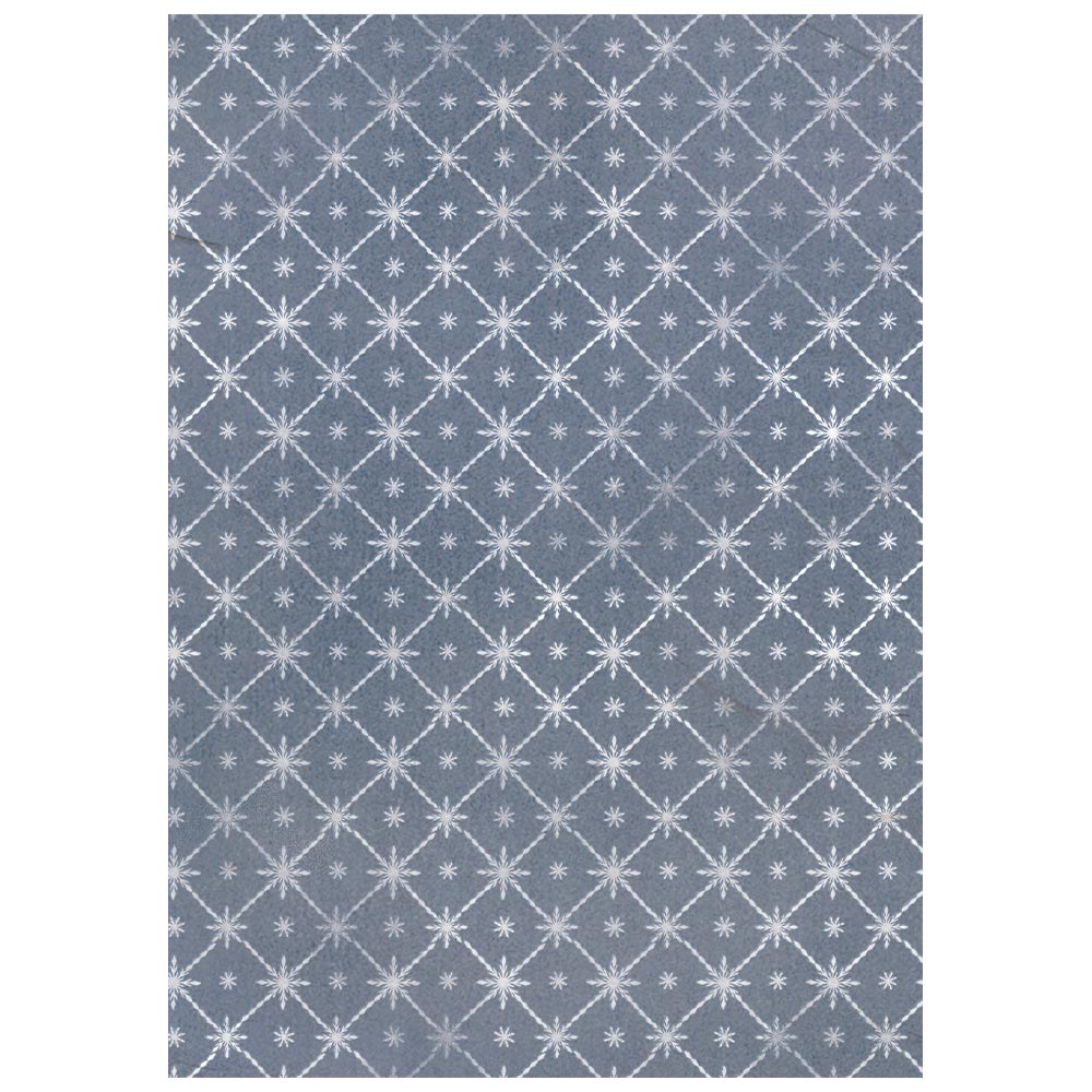 Printed 8 Rice Paper A6 Backgrounds Selection For Art And Craft - Silent Night