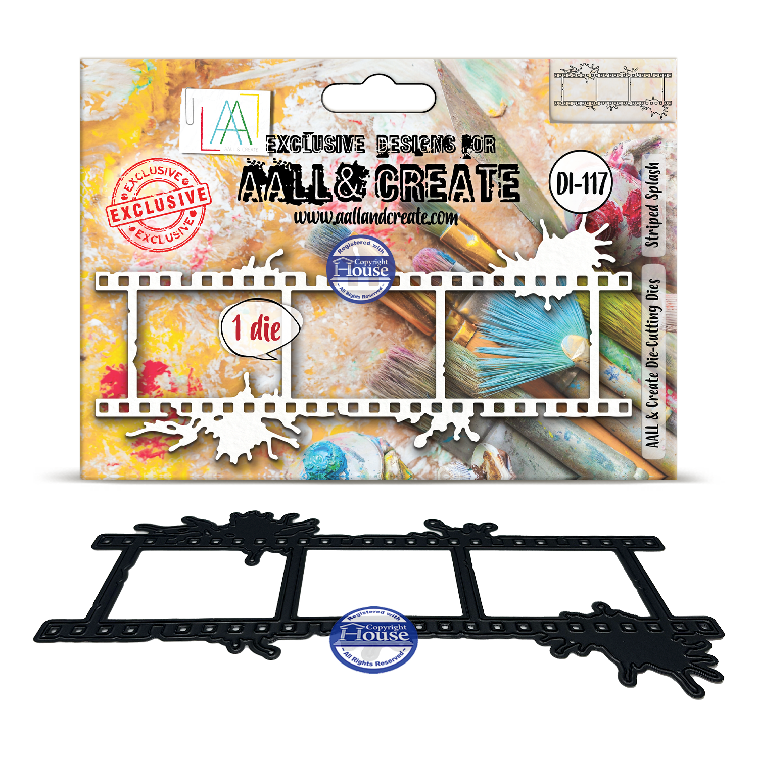 AALL and Create - Die-Cutting Die Set - Striped Splash