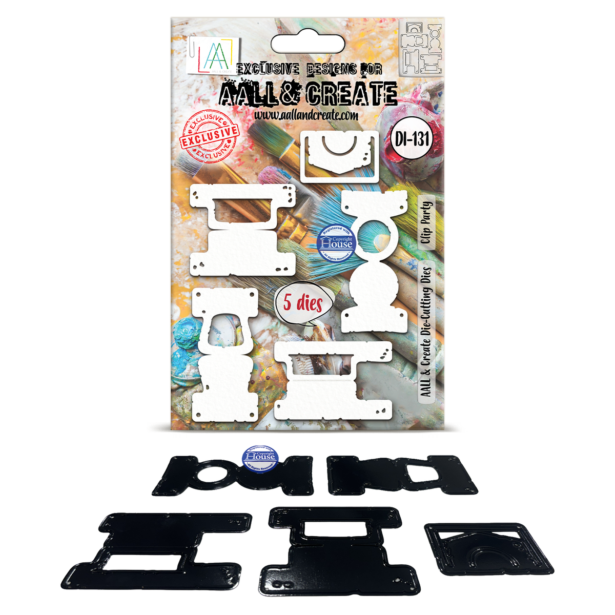 AALL and Create - Die-Cutting Die Set - Clip Party