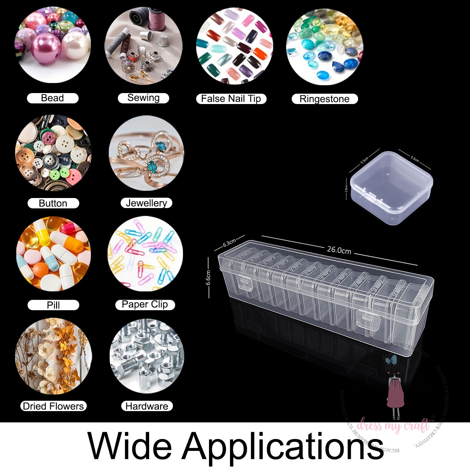 Dress My Craft - 12 in 1 Slimline Storage Box