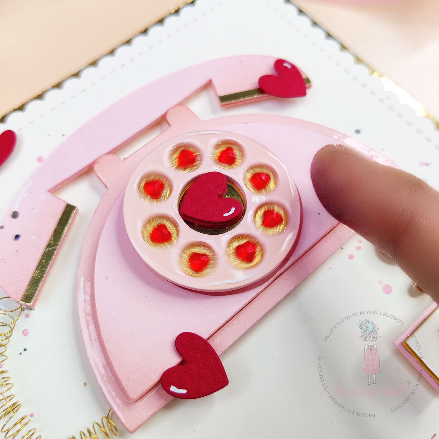 Dress My Craft - Transparent Spinners