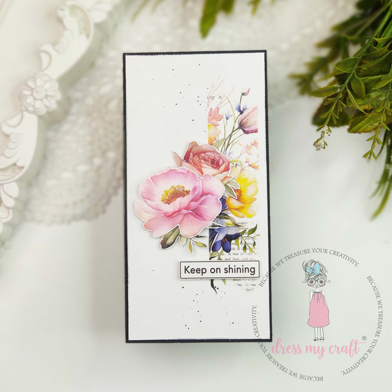 Dress My Craft - Beauty Of Bunch - Mini Transfer Me (4" X 6")