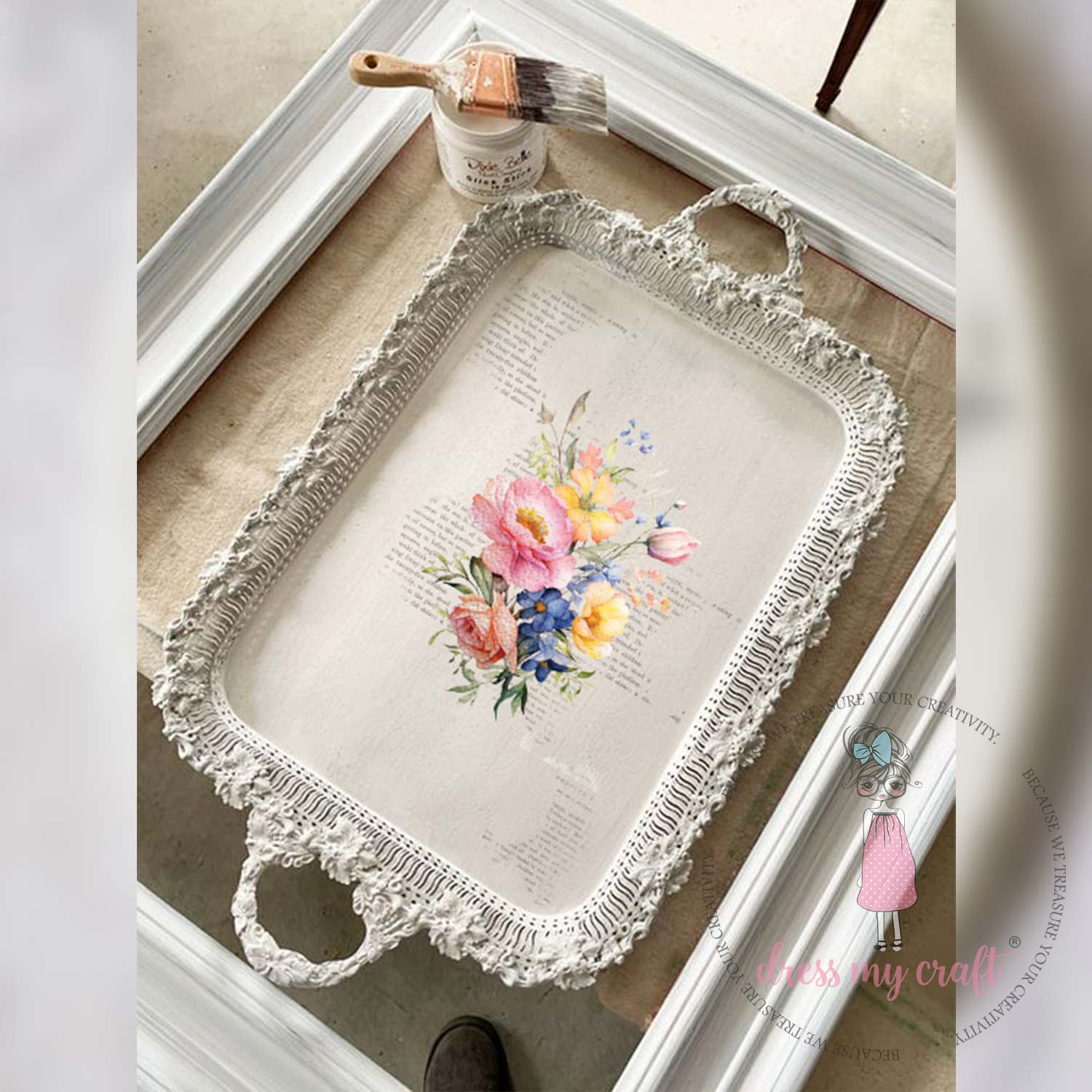 Dress My Craft - Beauty Of Bunch - Mini Transfer Me (4" X 6")