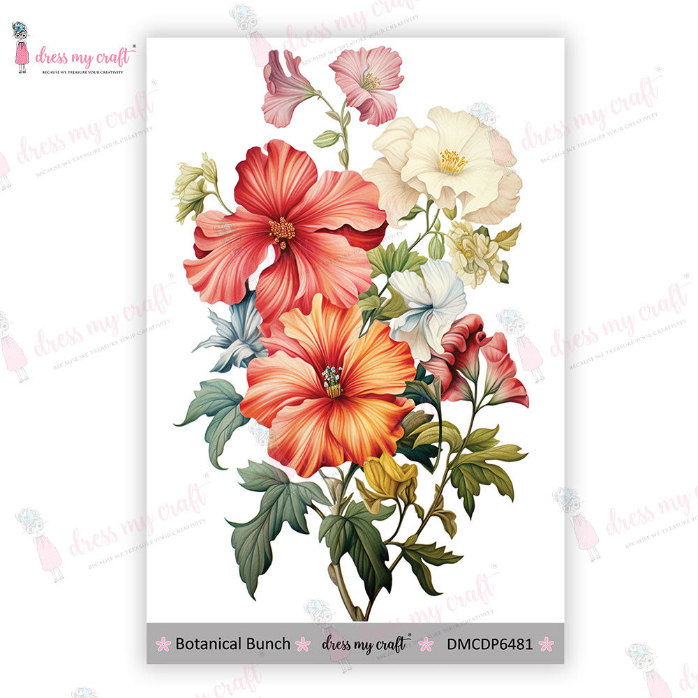 Dress My Craft - Botanical Bunch - Mini Transfer Me (4" X 6")