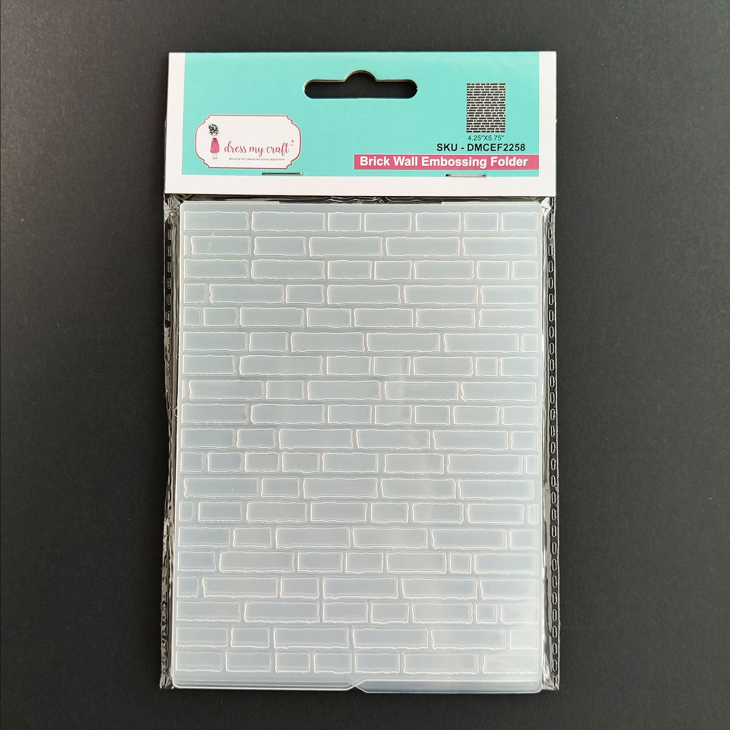 Dress My Craft - Brick Wall Pattern - Embossing Folder