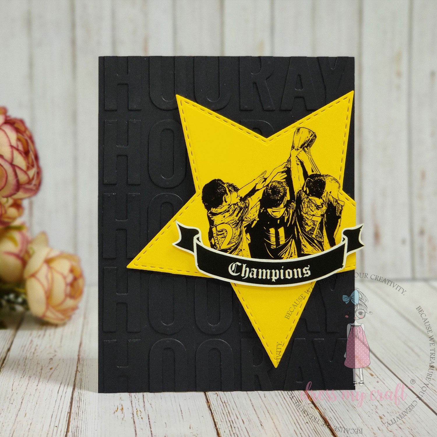 Dress My Craft - Smooth Black Cardstock - 12x12