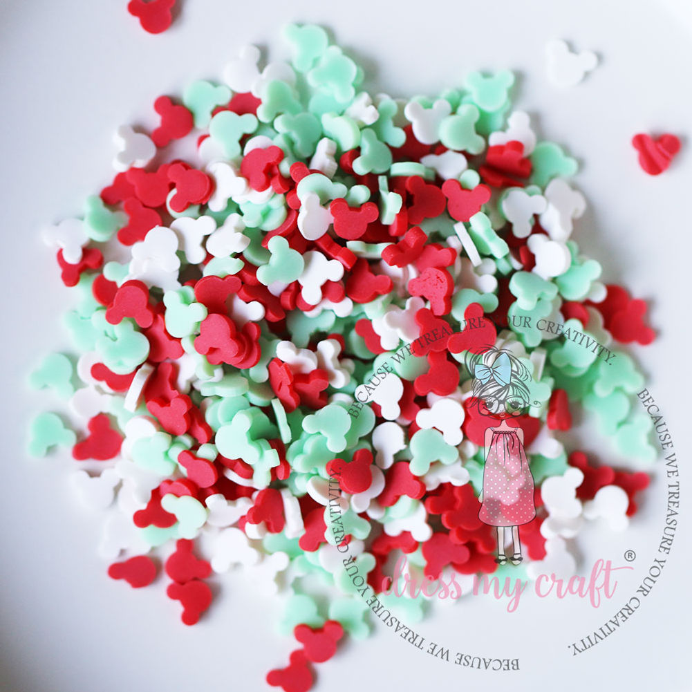 Dress My Craft - Red Green Mickey