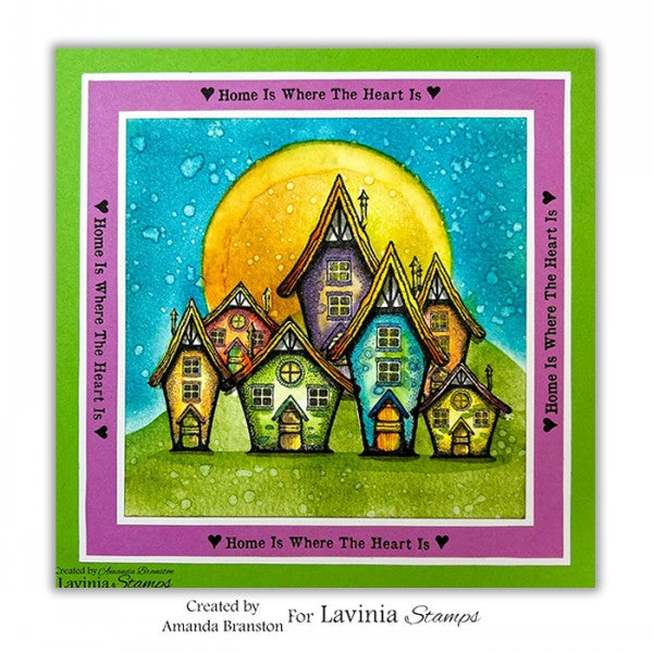 Woodland Cottages Stamp