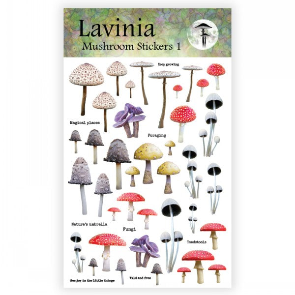 Lavinia Stamps - Mushroom Stickers 1