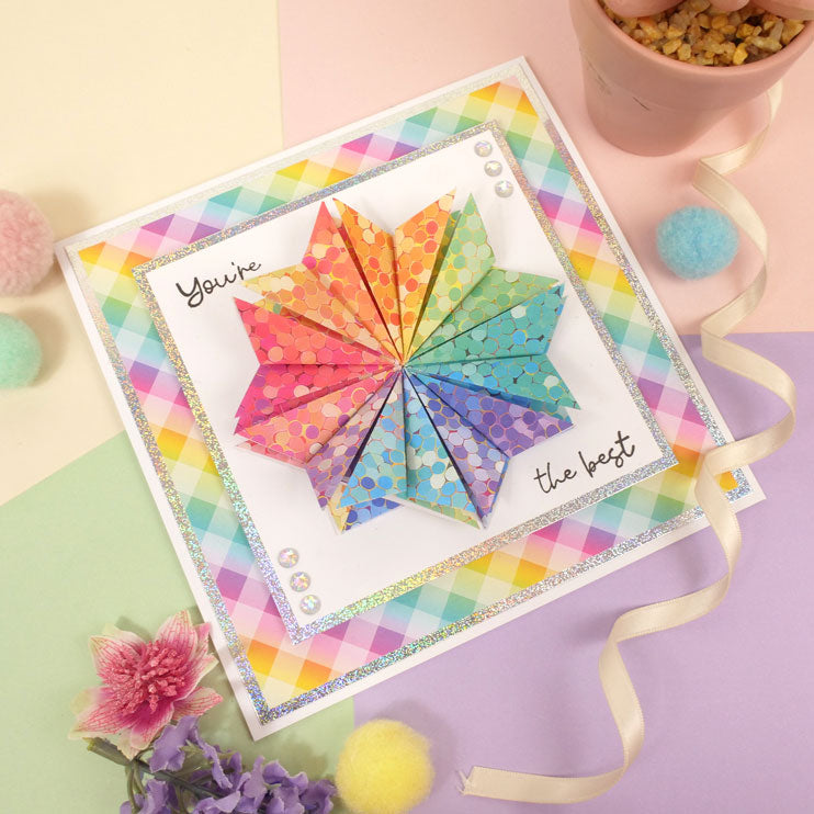 Hunkydory Essential Selection Paper Pad - Rainbow