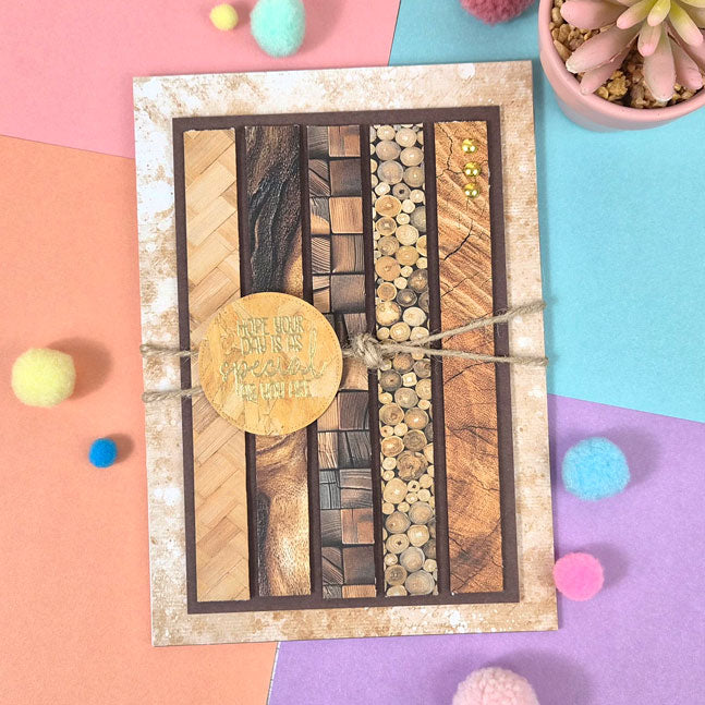 Hunkydory Essential Selection Paper Pad - Wood