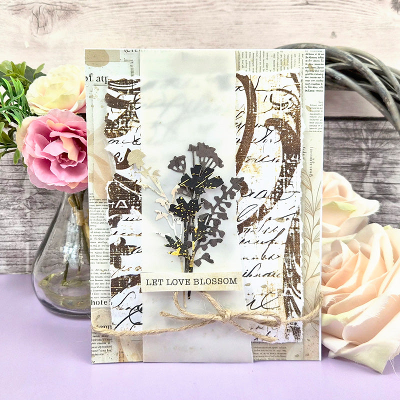 Hunkydory Essential Selection Paper Pad - Distressed Type