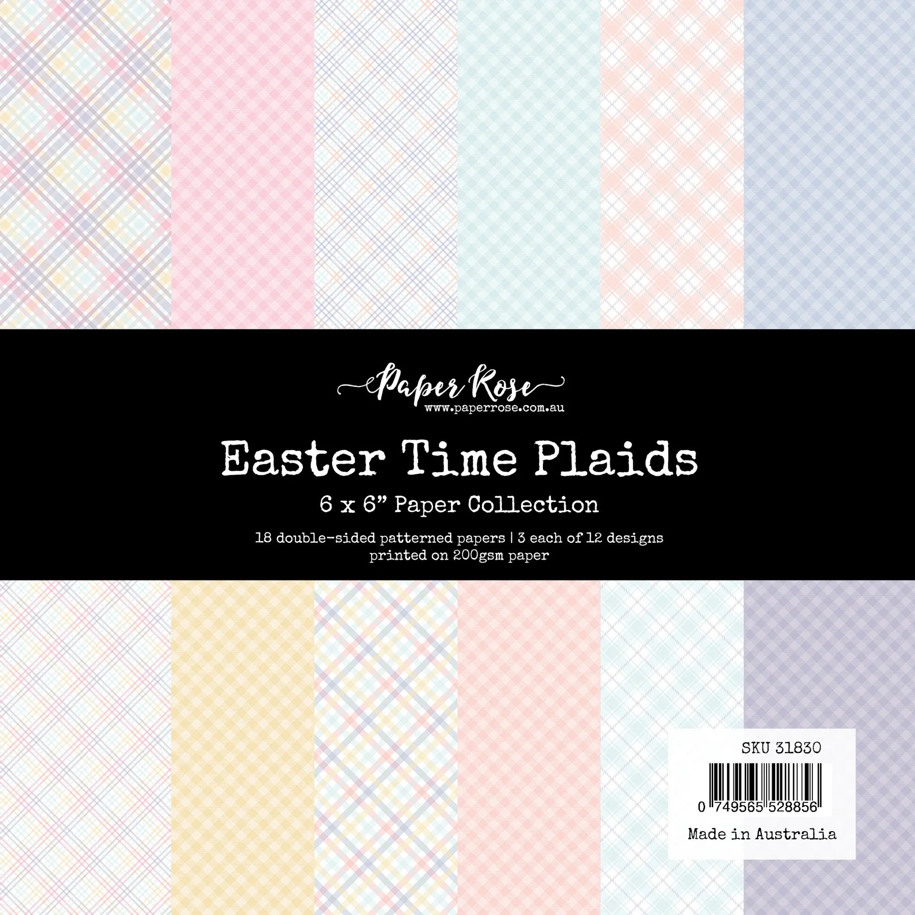 Easter Time Plaids 6x6 Paper Collection 31830
