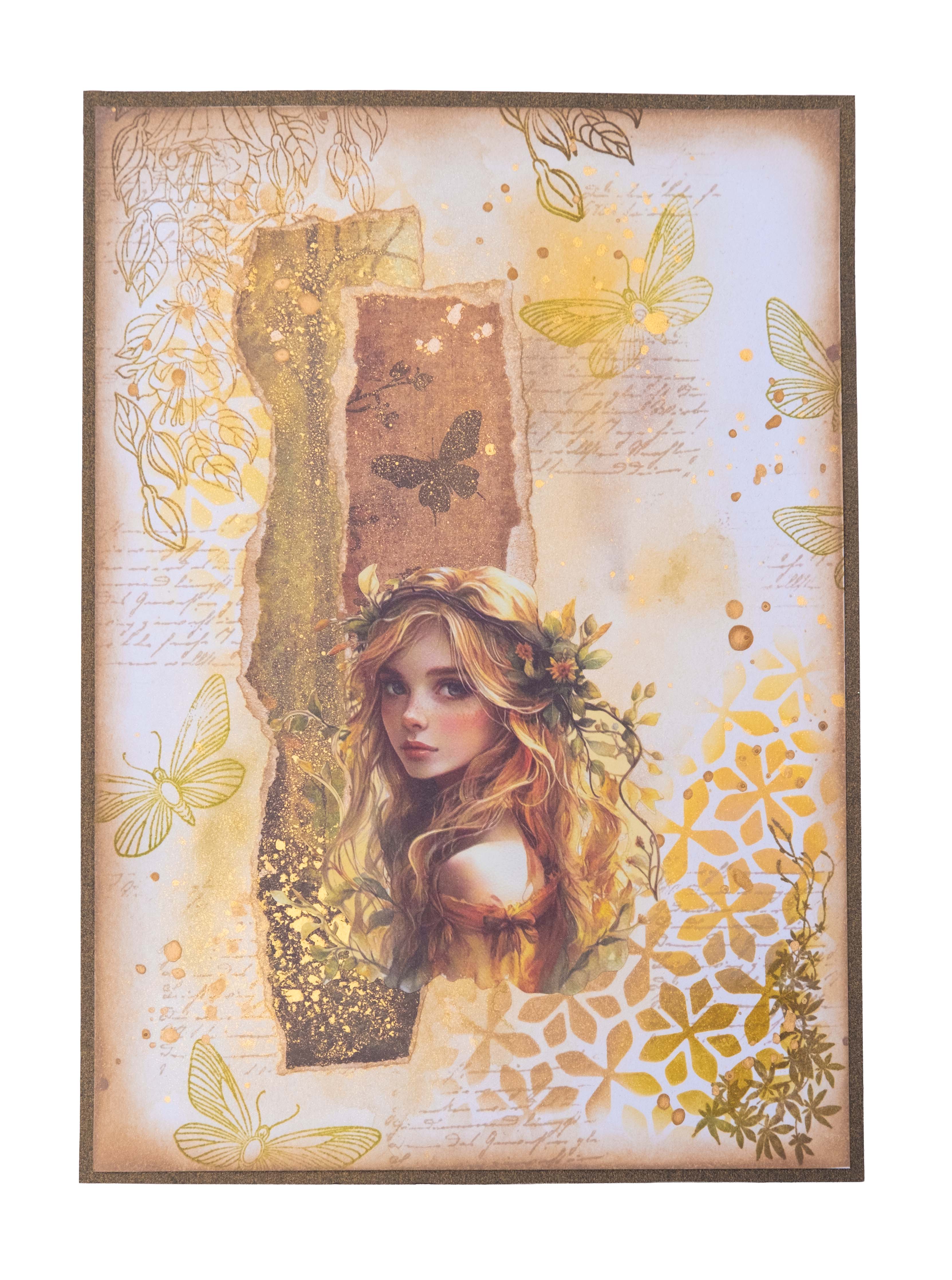 SL Die-Cut Paper Pad Die-Cut Elements Enchanted Fairytale 20 Sheets
