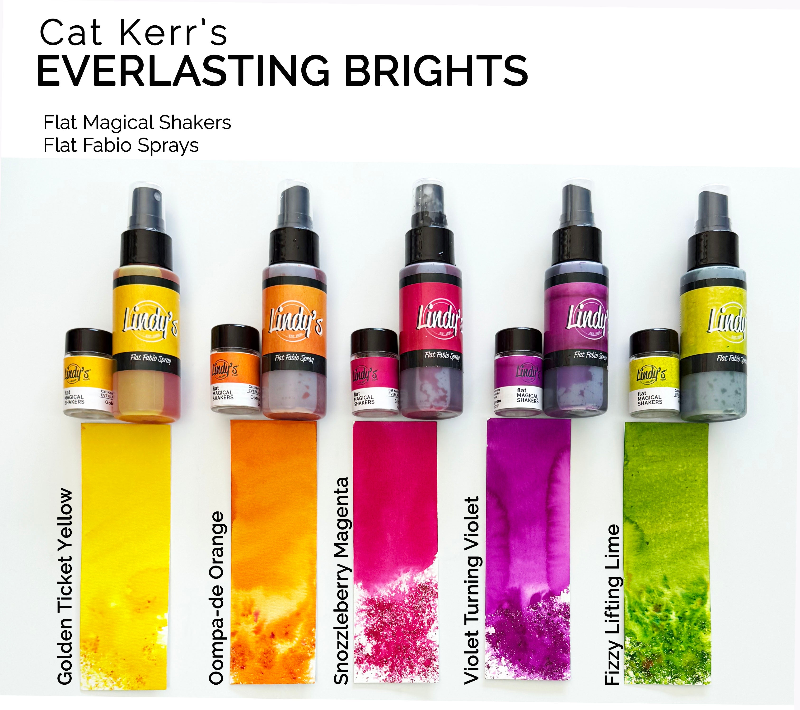Everlasting Brights by Cat Kerr Flat Fabio Spray Set 5-pack