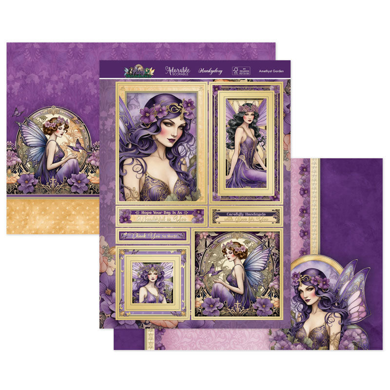 Amethyst Garden Luxury Topper Set