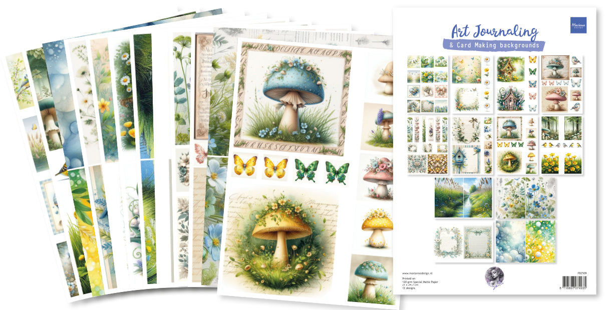 Marianne Design Art Journaling Spring Set by Fairybells