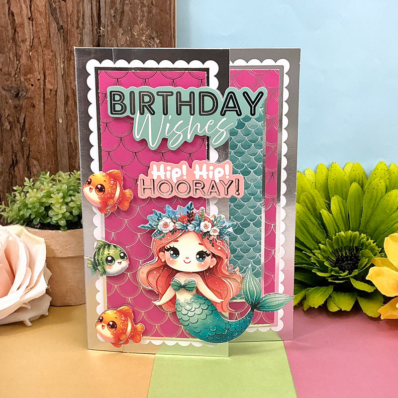 Scalloped Foiled Edge Card Blanks & Envelopes Megabuy