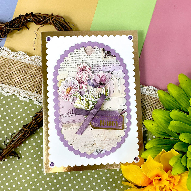 Scalloped Foiled Edge Card Blanks & Envelopes Megabuy