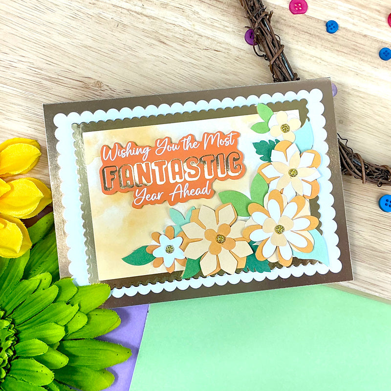 Scalloped Foiled Edge Card Blanks & Envelopes Megabuy