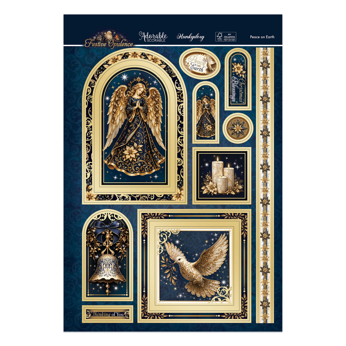 Peace on Earth Luxury Topper Set