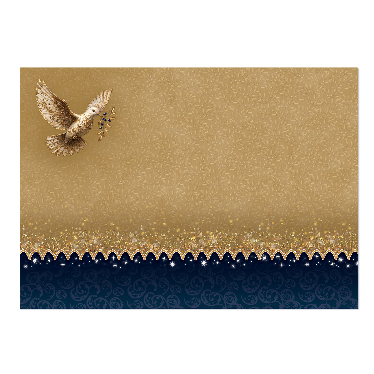 Peace on Earth Luxury Topper Set