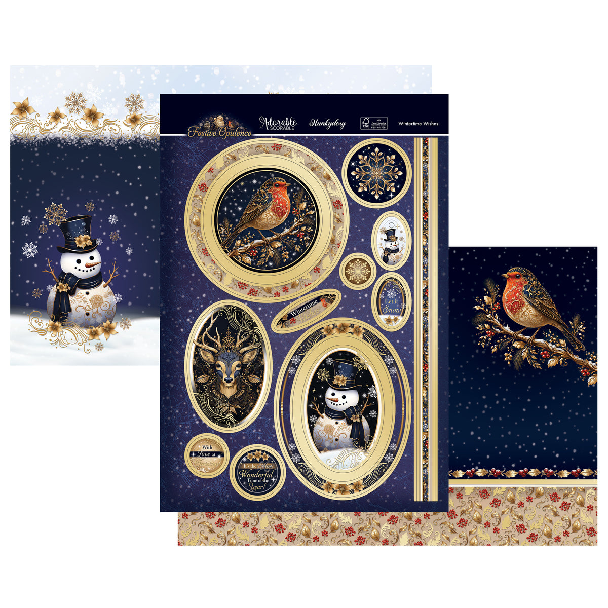 Wintertime Wishes Luxury Topper Set