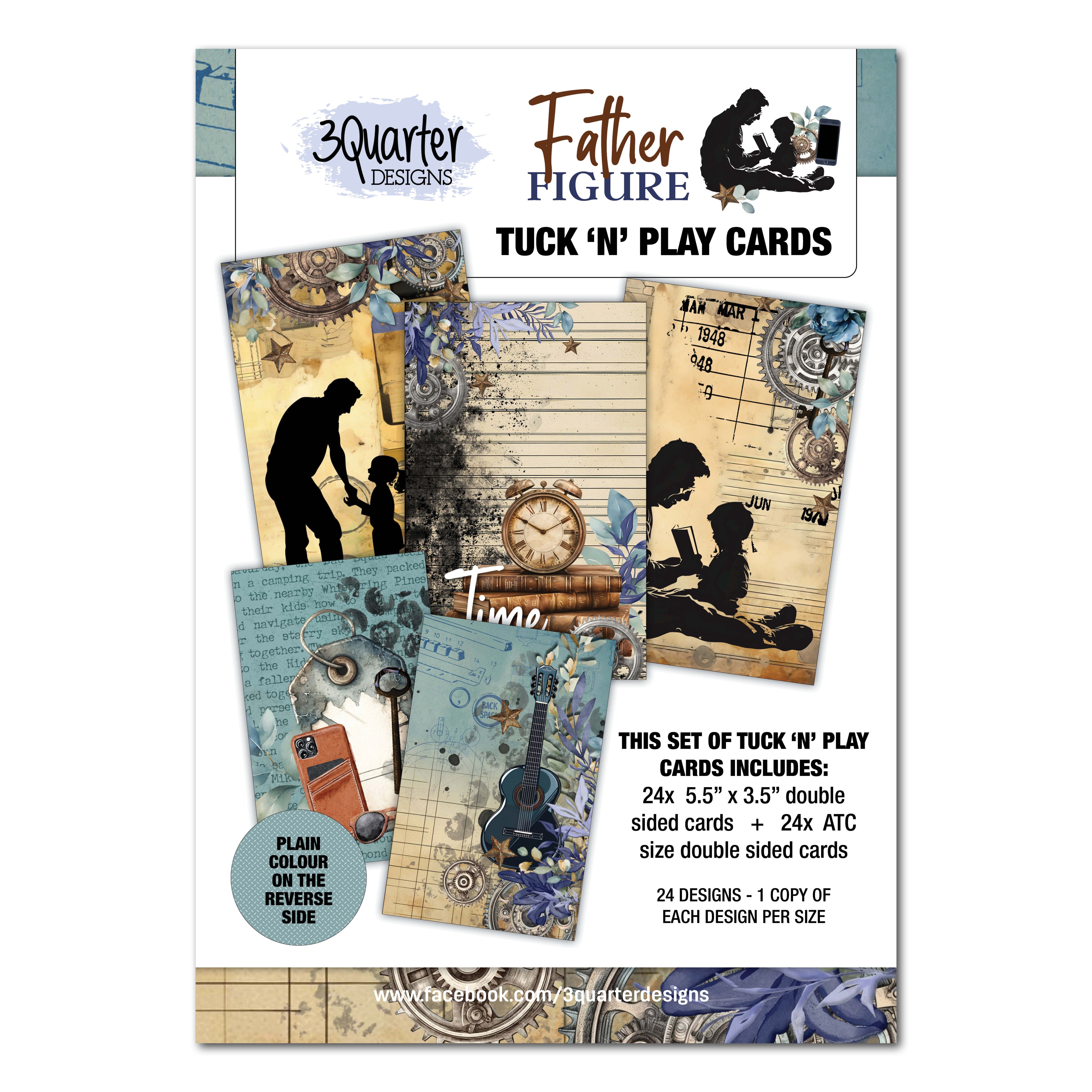 3Quarter Designs Father Figure - Tuck N Play Cards