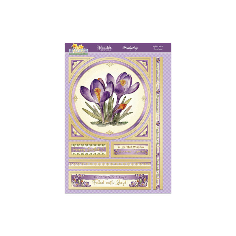 In Full Bloom - Floral Delights Deco-Large Set - Joyful Crocus