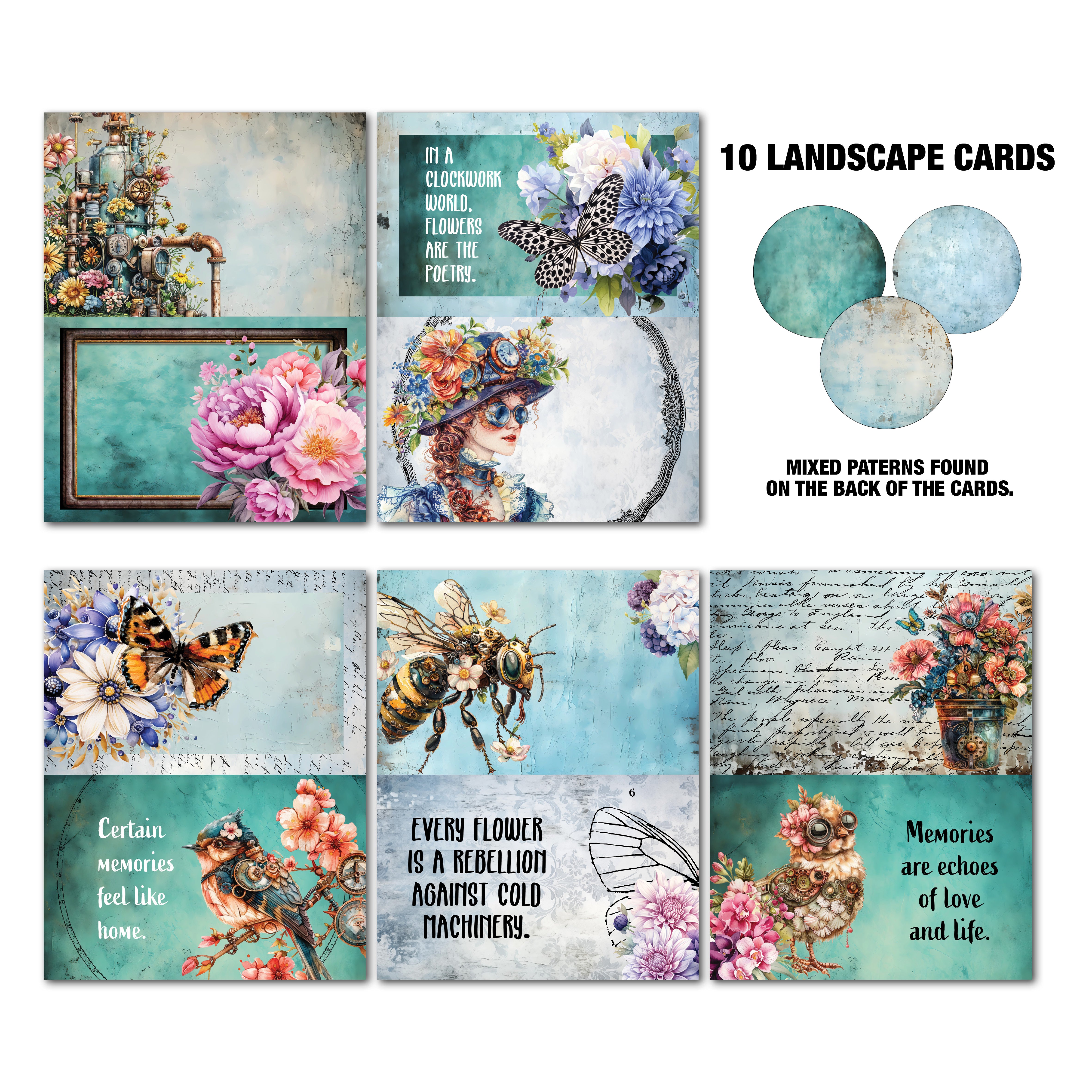 3Quarter Designs Floral Mechanica - Gimme More Pack
