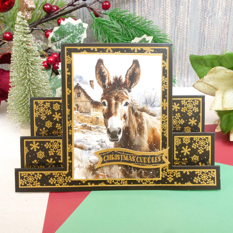 Christmas Foiled Pattern Stepper Cards