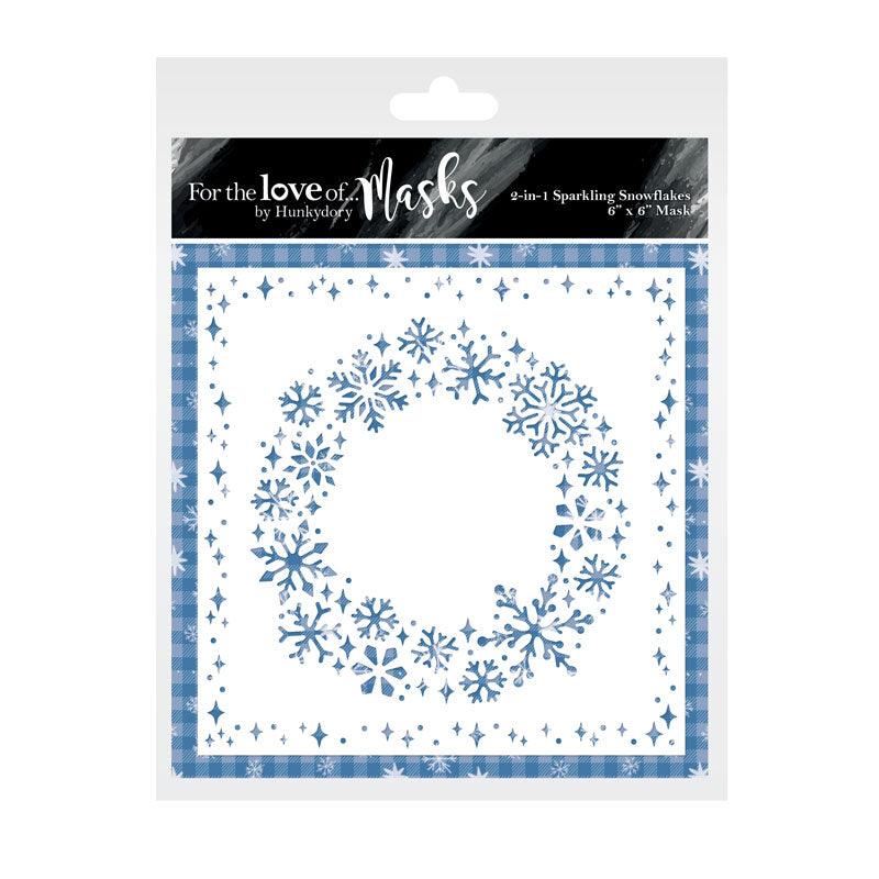 For the Love of Masks - 2-in-1 Sparkling Snowflakes