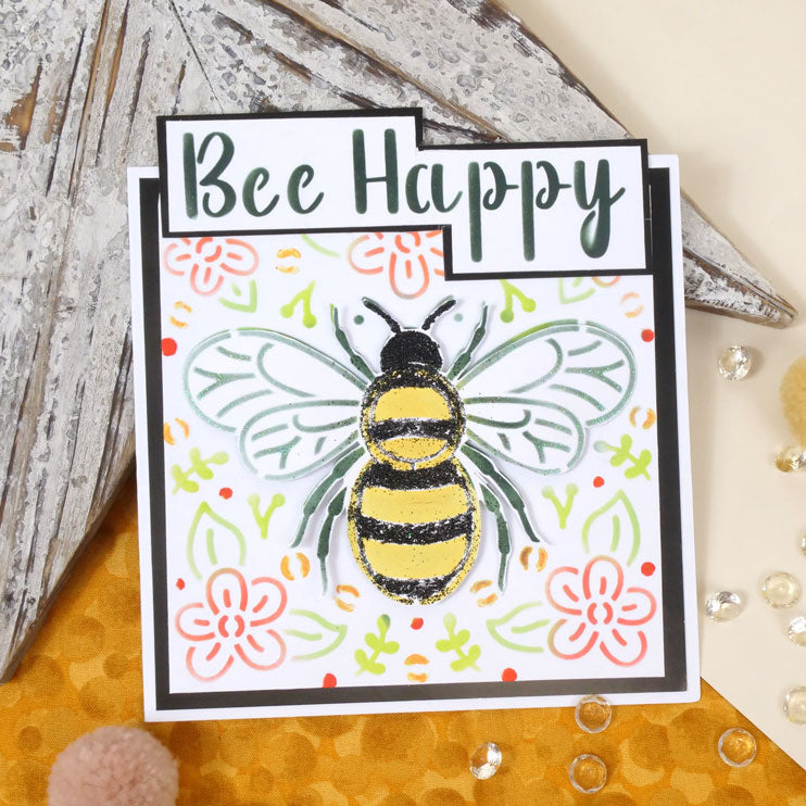 For the Love of Masks - Nature's Garden Centrepiece - Bumblebee