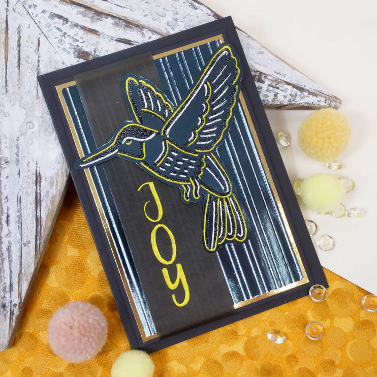 For the Love of Masks - Nature's Garden Centrepiece - Hummingbird