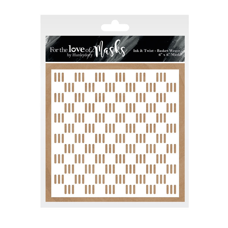 For the Love of Masks - Ink & Twist - Basket Weave