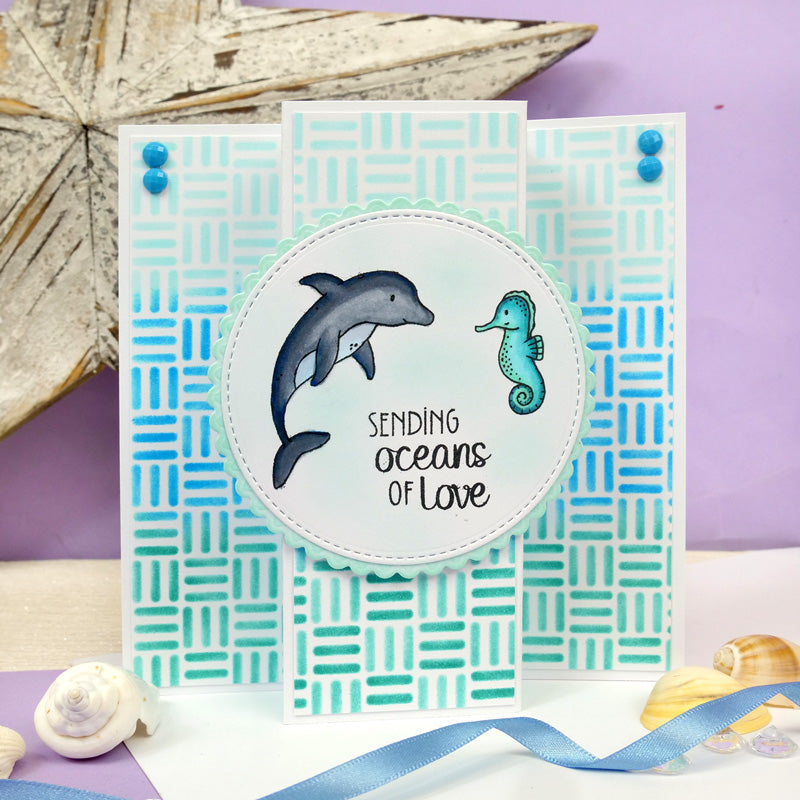 For the Love of Masks - Ink & Twist - Basket Weave