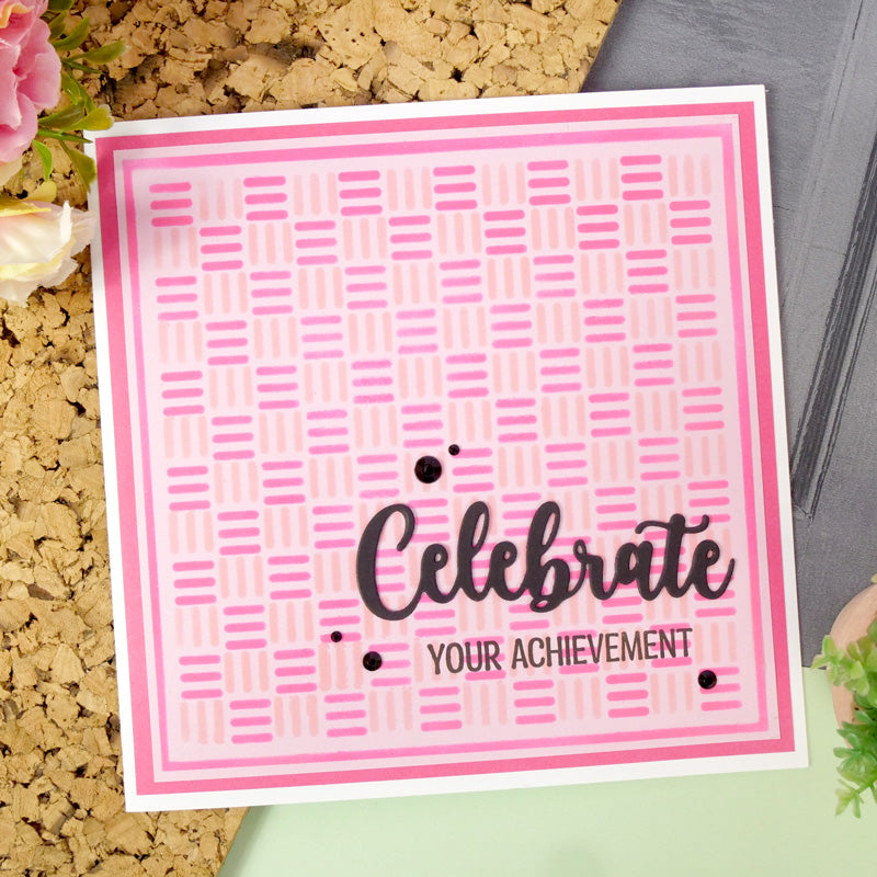 For the Love of Masks - Ink & Twist - Basket Weave