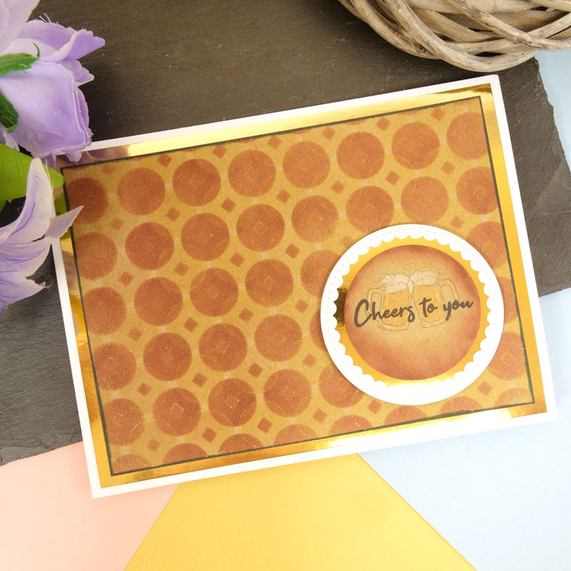 For the Love of Masks - Ink & Twist - Circular Tile