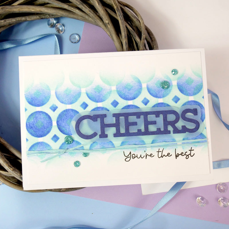 For the Love of Masks - Ink & Twist - Circular Tile