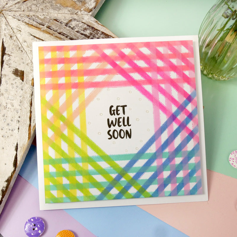 For the Love of Masks - Ink & Twist - Gingham