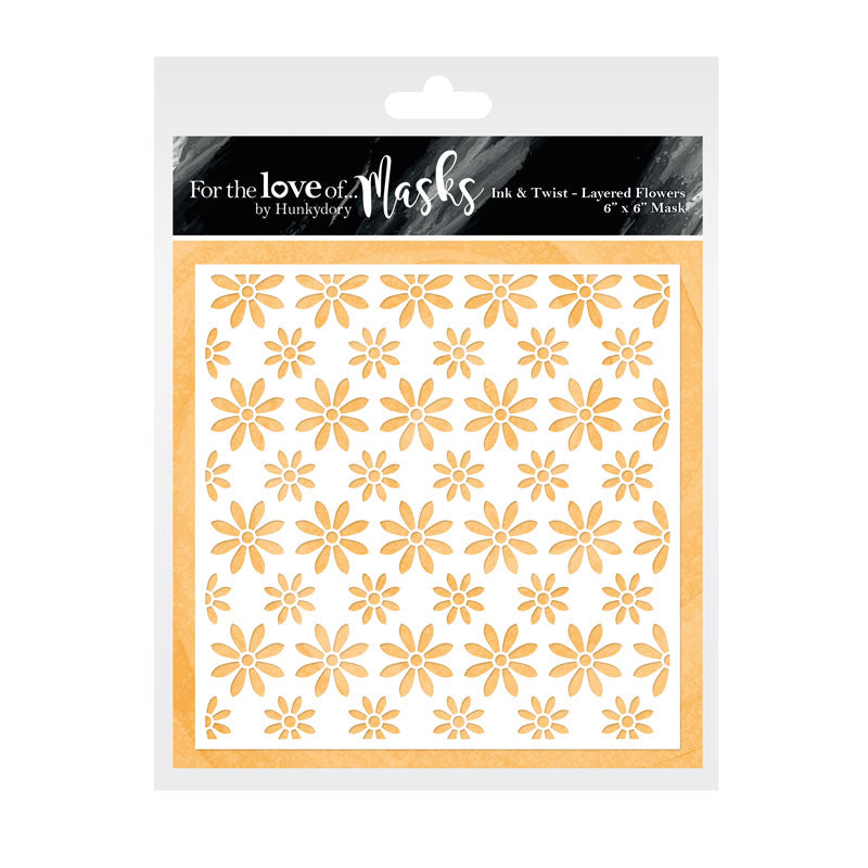 For the Love of Masks - Ink & Twist - Layered Flowers