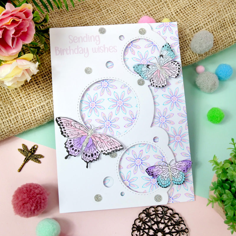 For the Love of Masks - Ink & Twist - Layered Flowers