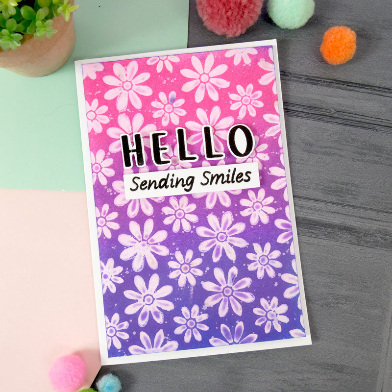 For the Love of Masks - Ink & Twist - Layered Flowers