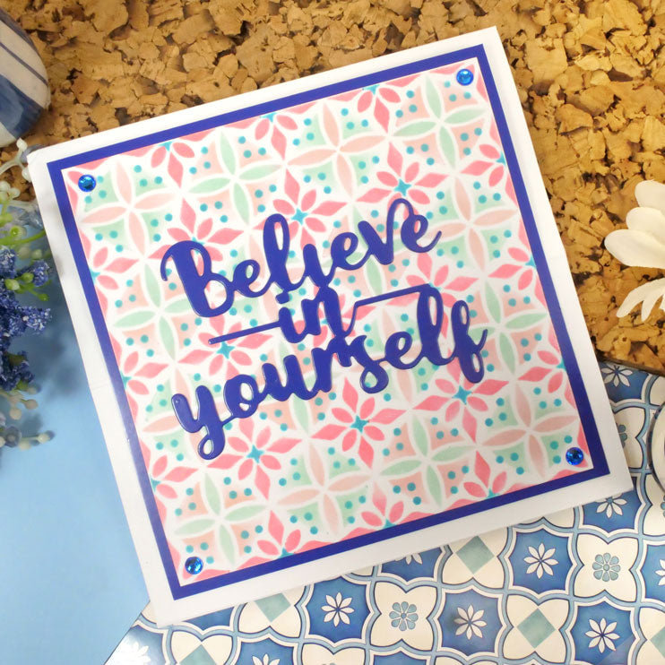 For the Love of Masks - Layering Ornate Tiles