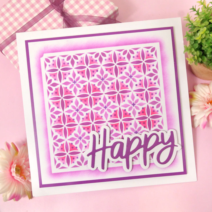 For the Love of Masks - Layering Ornate Tiles