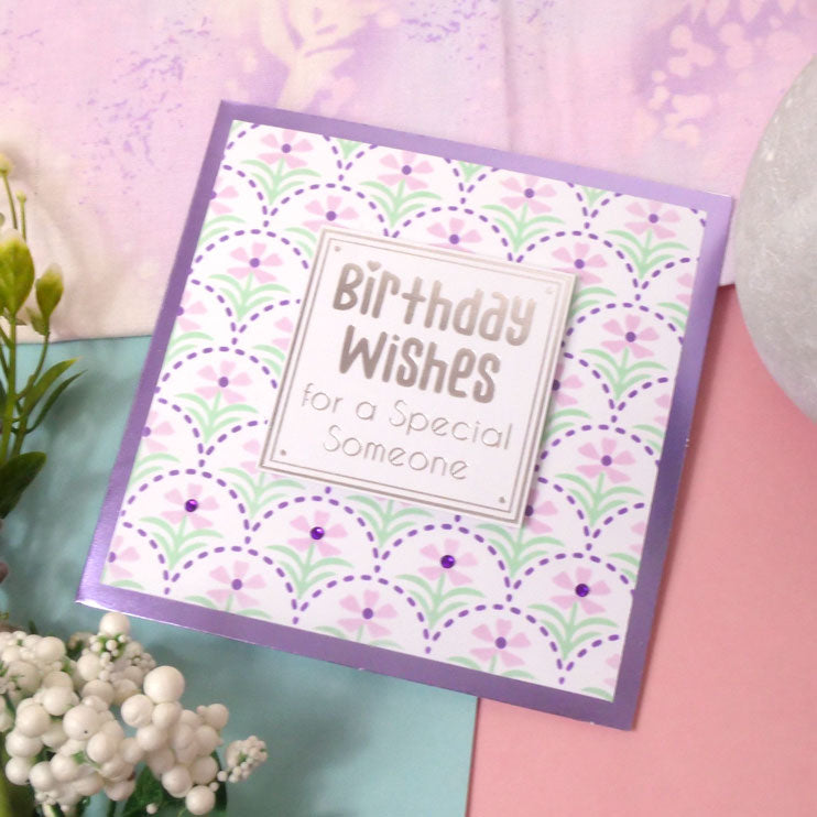 For the Love of Masks - Layering Scalloped Florals