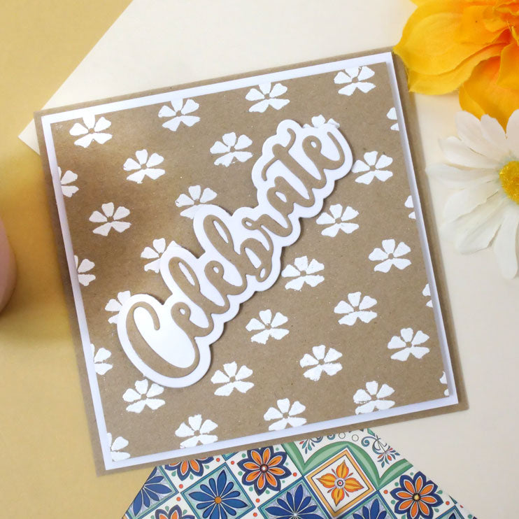 For the Love of Masks - Layering Scalloped Florals