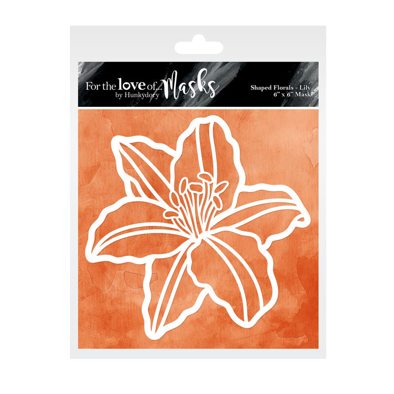 For the Love of Masks - Shaped Florals - Lily